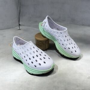 Kane Footwear Revive Recovery Shoes Men’s Size 13 Cushion Slip On Comfort -Lime